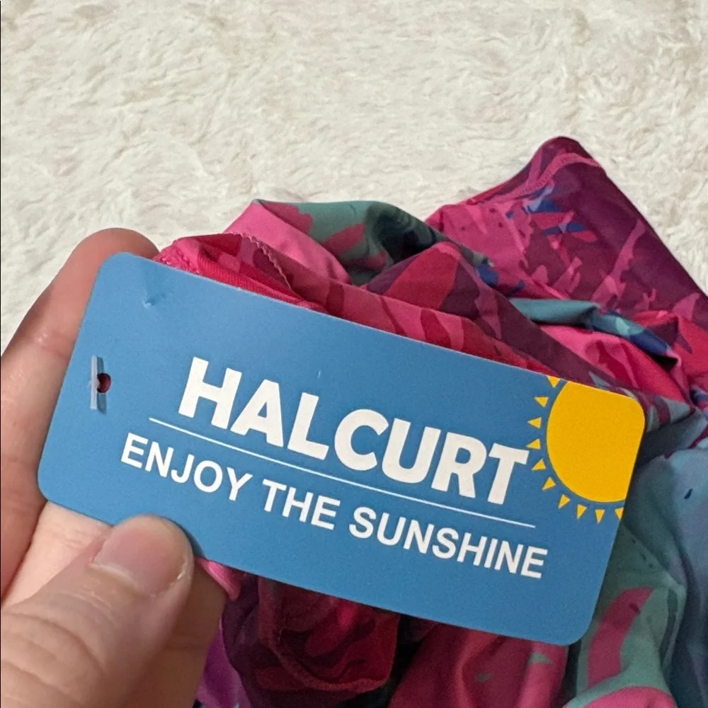 NWT Halcurt Rashguard Swim Set Size XL